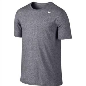 Nike Shirts - Nike Dri-Fit Solid Tee 706625 091 Grey Nike Shirts - Nike Dri-Fit Solid Tee 706625 091 Grey
